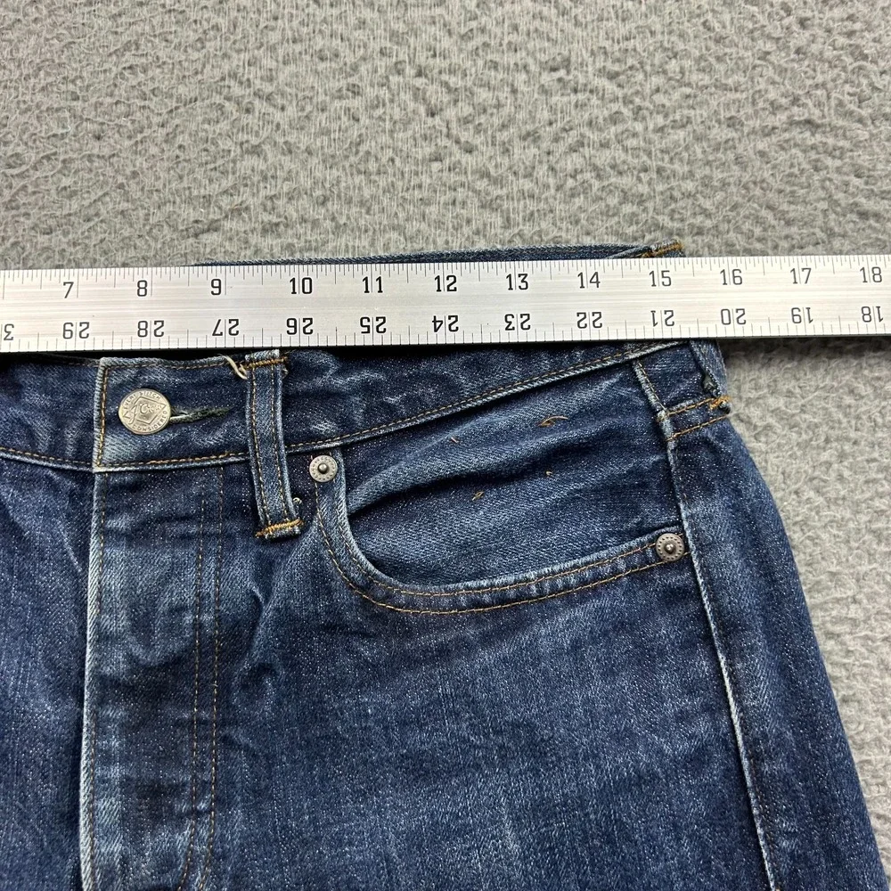 J. Crew Kaihara Japanese Selvedge Jeans Mens fits 30x32 Blue 770 Slim Straight